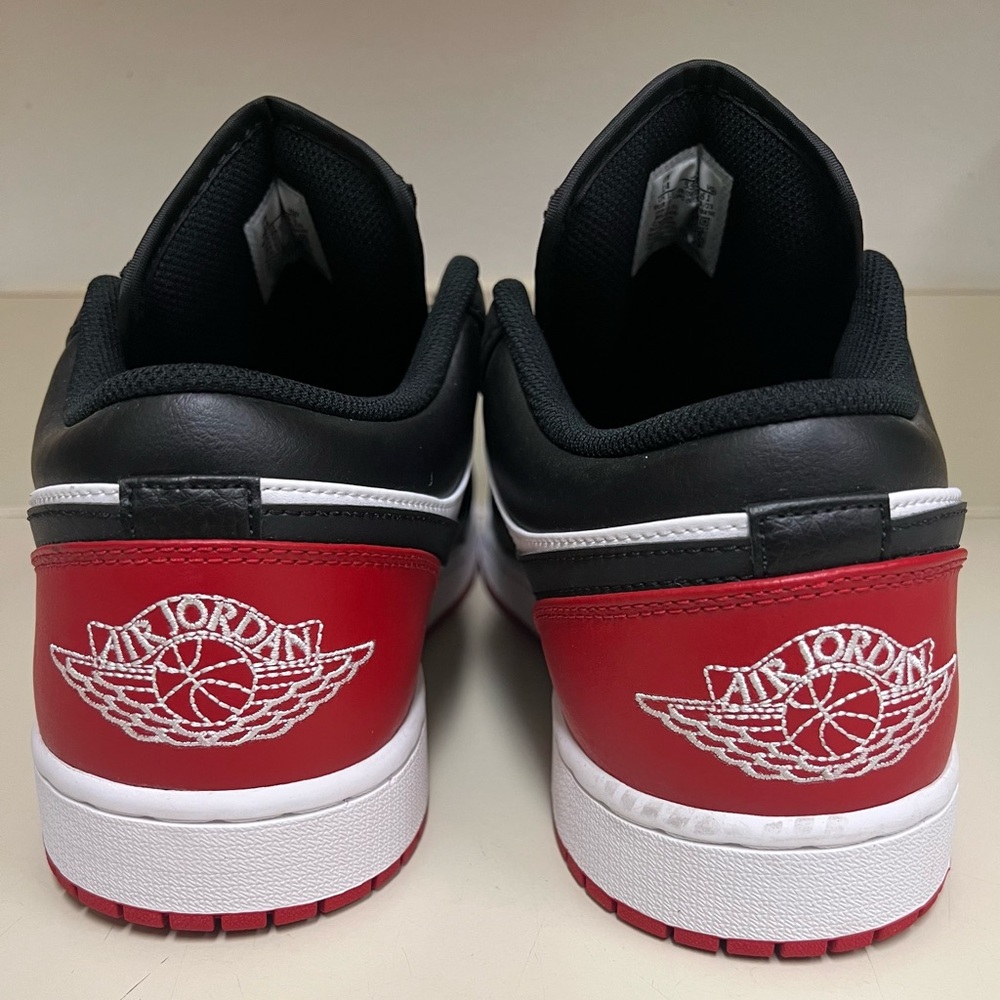 Jordan 1 Bred Toe 2.0, Black, White, and Red, Size 14, New - Picture 4 of 14
